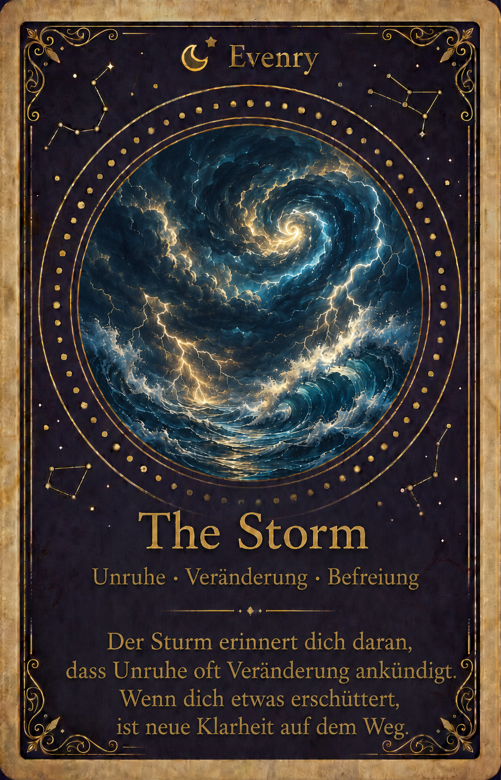 Orakelkarte The Storm